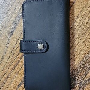 Portland Leather Black Leather Wallet